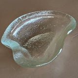 Vintage Clear Blenko Glass Amoeba Dish