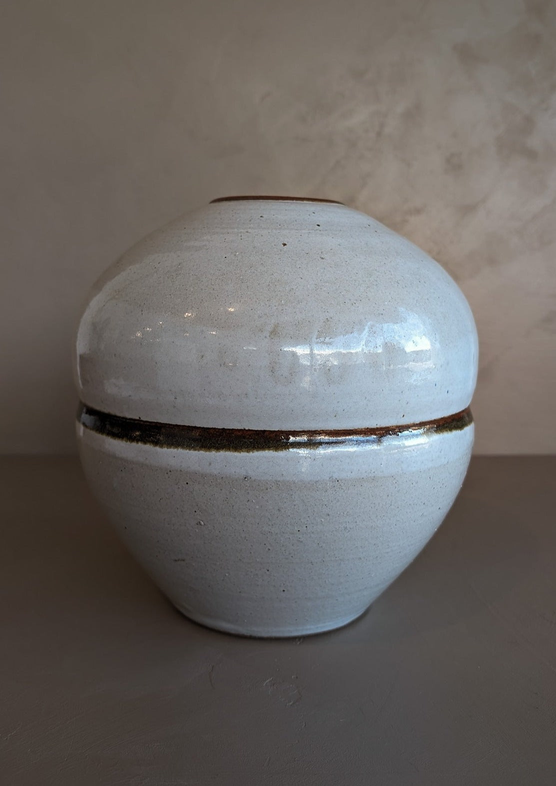 Signed 1985 Vintage Moon Jar