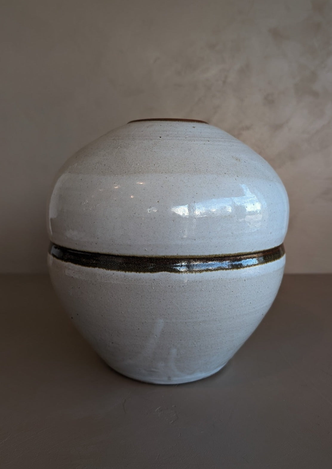 Signed 1985 Vintage Moon Jar