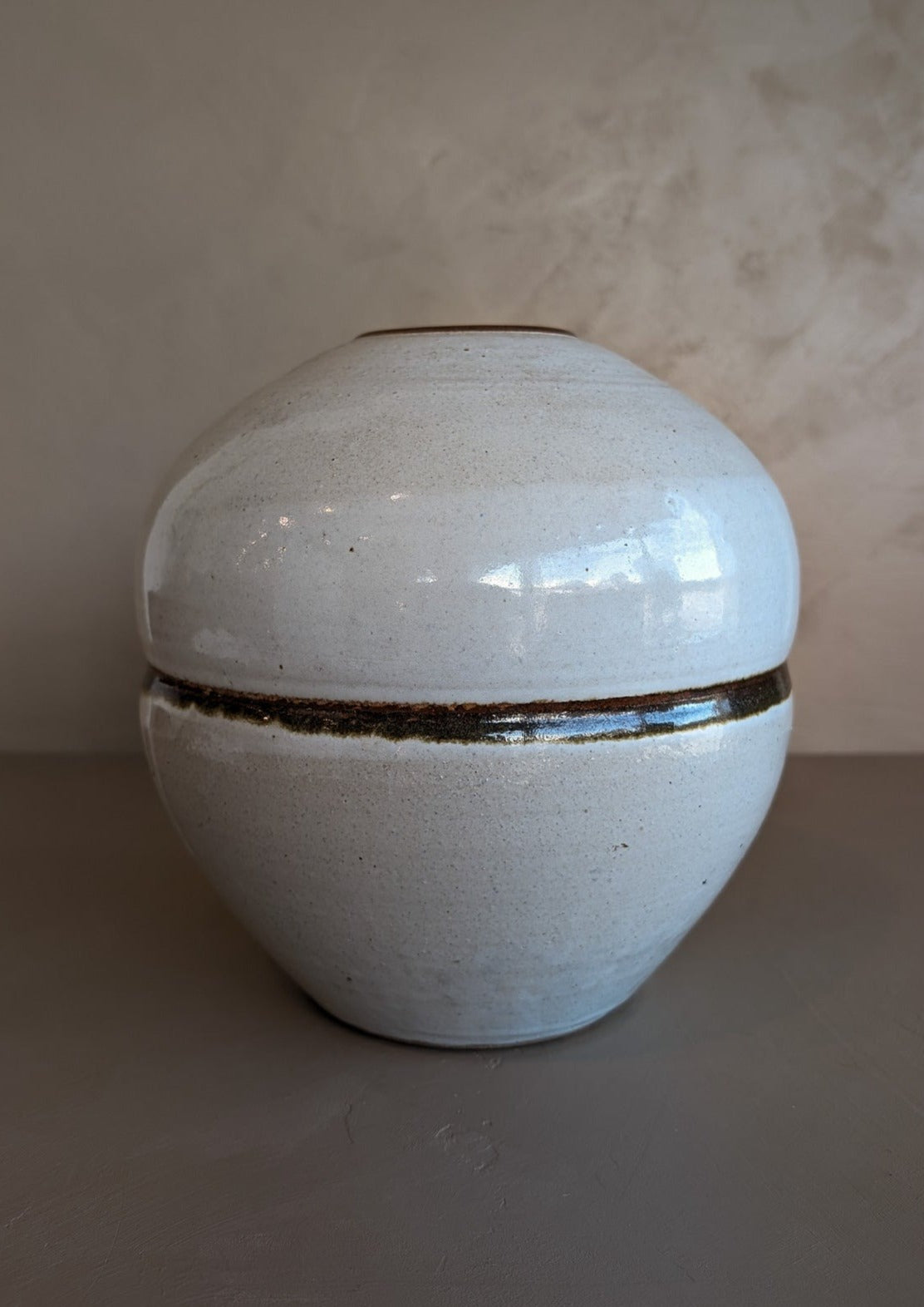 Signed 1985 Vintage Moon Jar