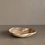 Handmade Neutral Swirled Clay Dish