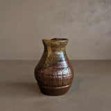 Signed Handmade Spouted Pottery Vase