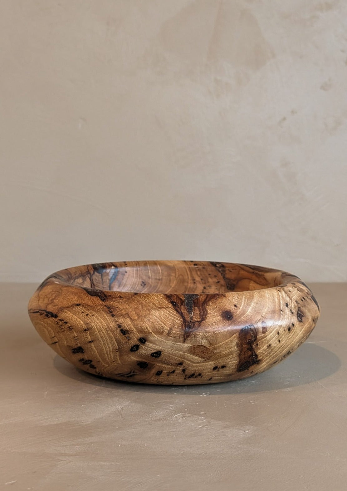 Hand-turned Walnut Pillow Bowl