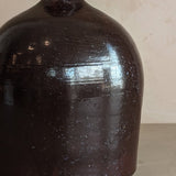 Antique Brown Glazed Stoneware Pitcher