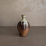 Handmade Studio Pottery Drip Glaze Vase