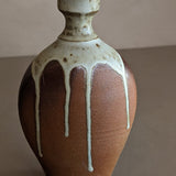 Handmade Studio Pottery Drip Glaze Vase