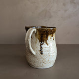 Handmade Speckled and Textured Drip Glaze Pitcher