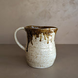 Handmade Speckled and Textured Drip Glaze Pitcher