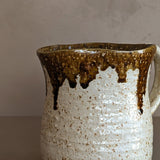 Handmade Speckled and Textured Drip Glaze Pitcher