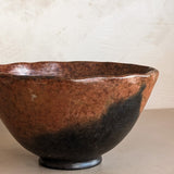 Handmade Mexican Wavy Rimmed Pottery Bowl