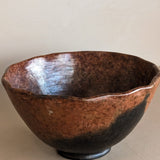 Handmade Mexican Wavy Rimmed Pottery Bowl