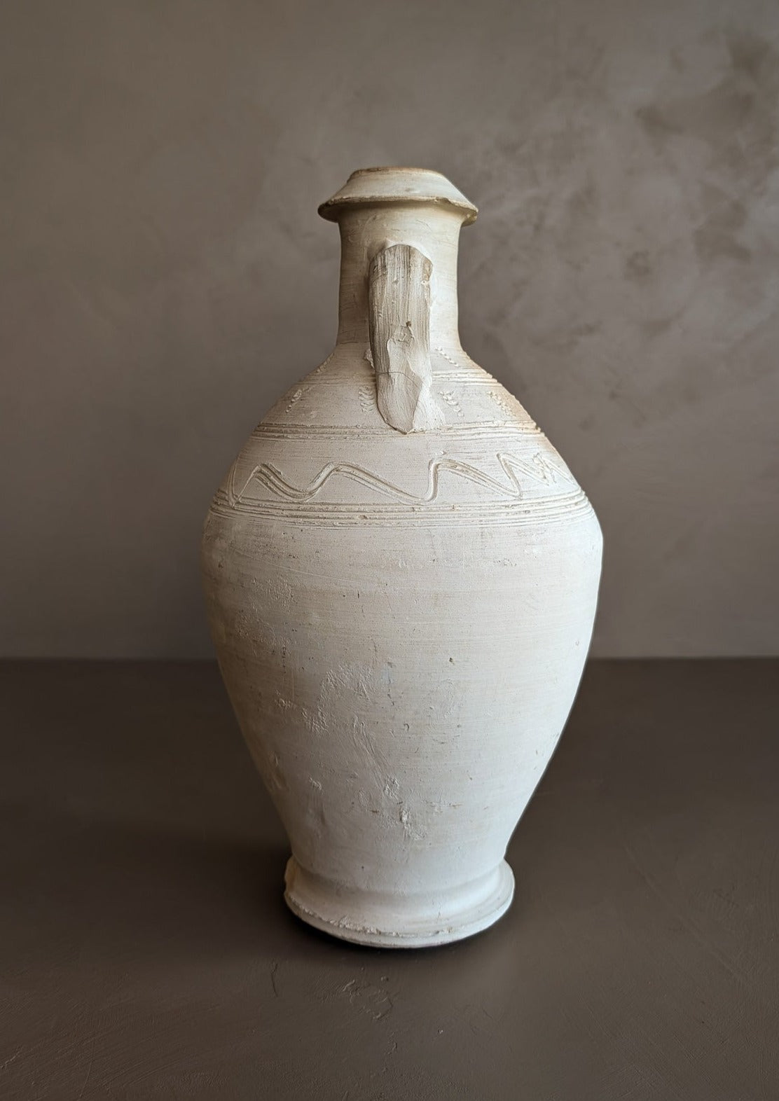 Neutral Vintage Clay Amphora