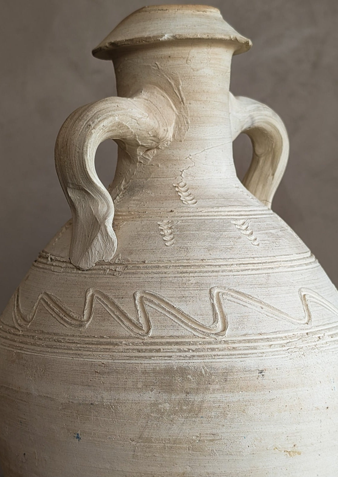 Neutral Vintage Clay Amphora