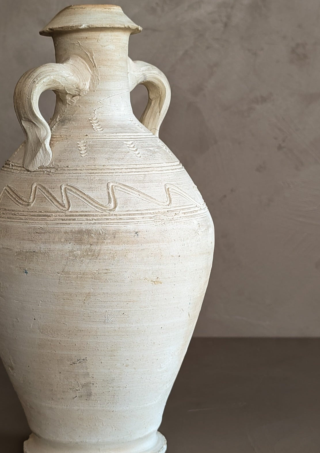 Neutral Vintage Clay Amphora