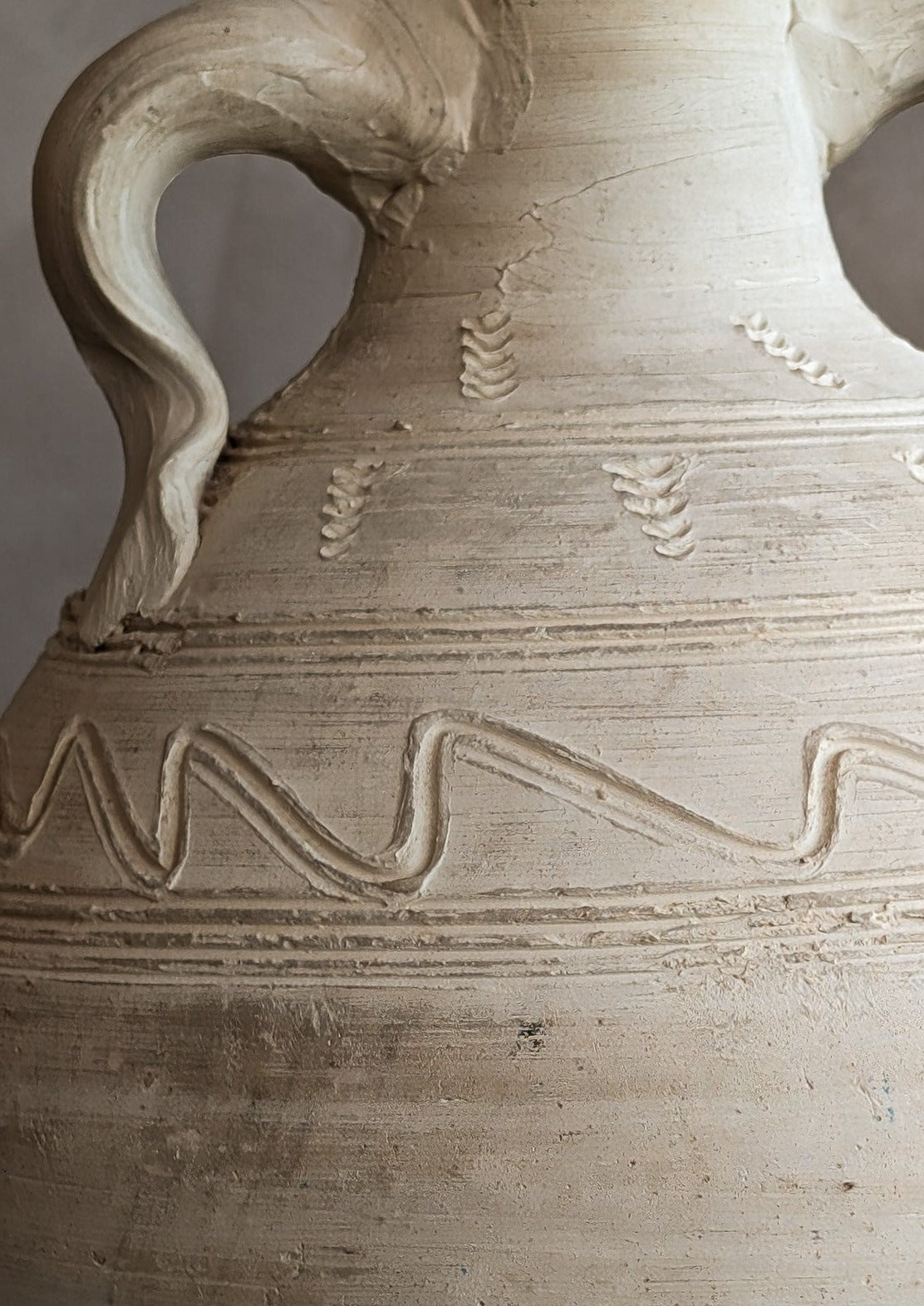 Neutral Vintage Clay Amphora