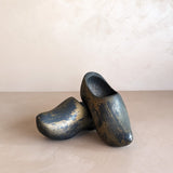 Pair of Signed 1956 Miniature Dutch Wooden Clogs