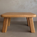 Handmade Minimalist Oak Stool