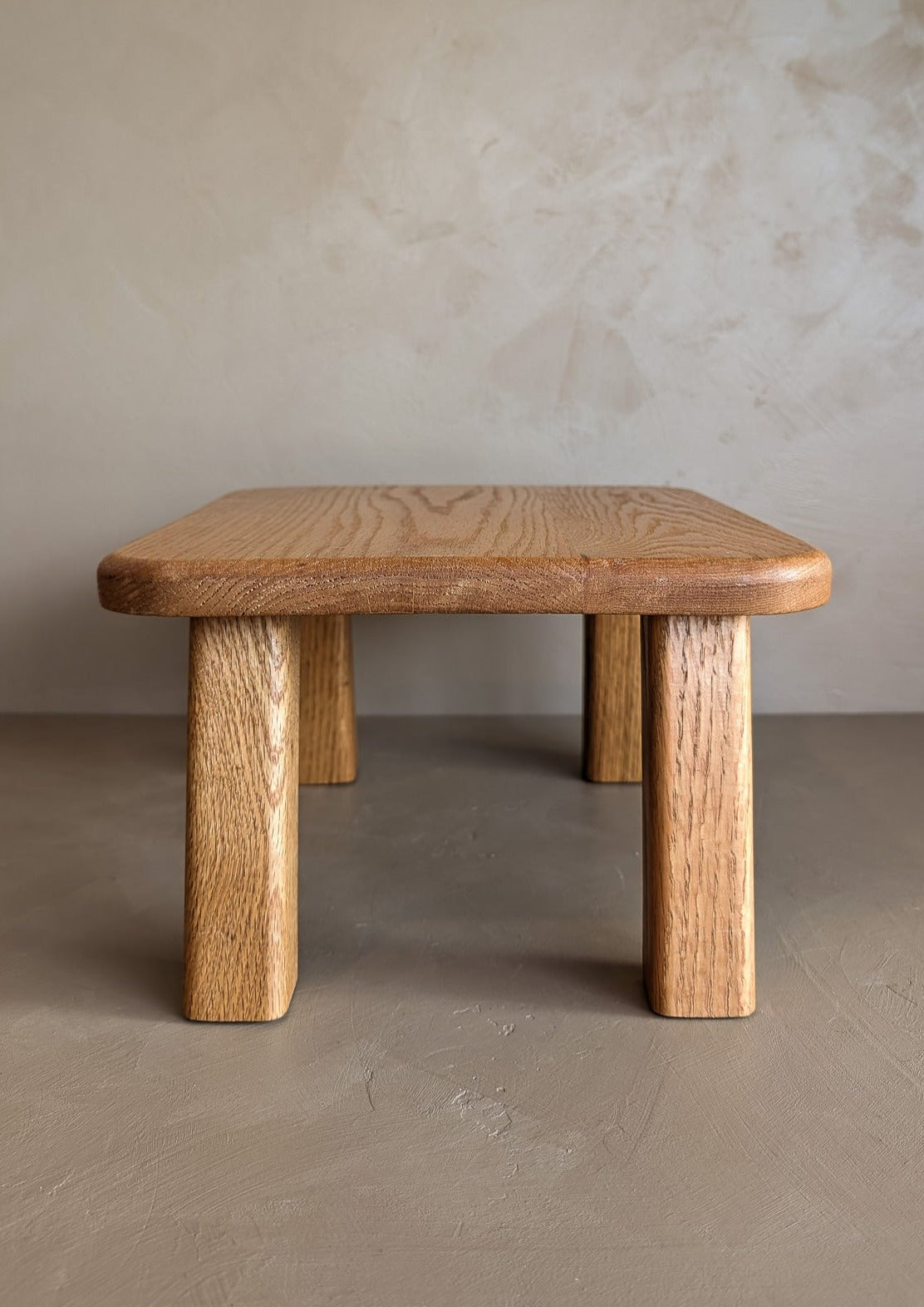 Handmade Minimalist Oak Stool