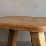 Handmade Minimalist Oak Stool