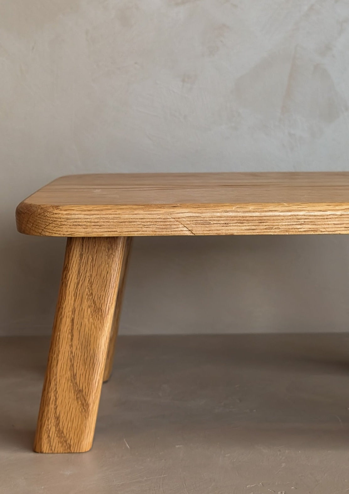 Handmade Minimalist Oak Stool