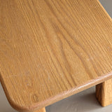 Handmade Minimalist Oak Stool