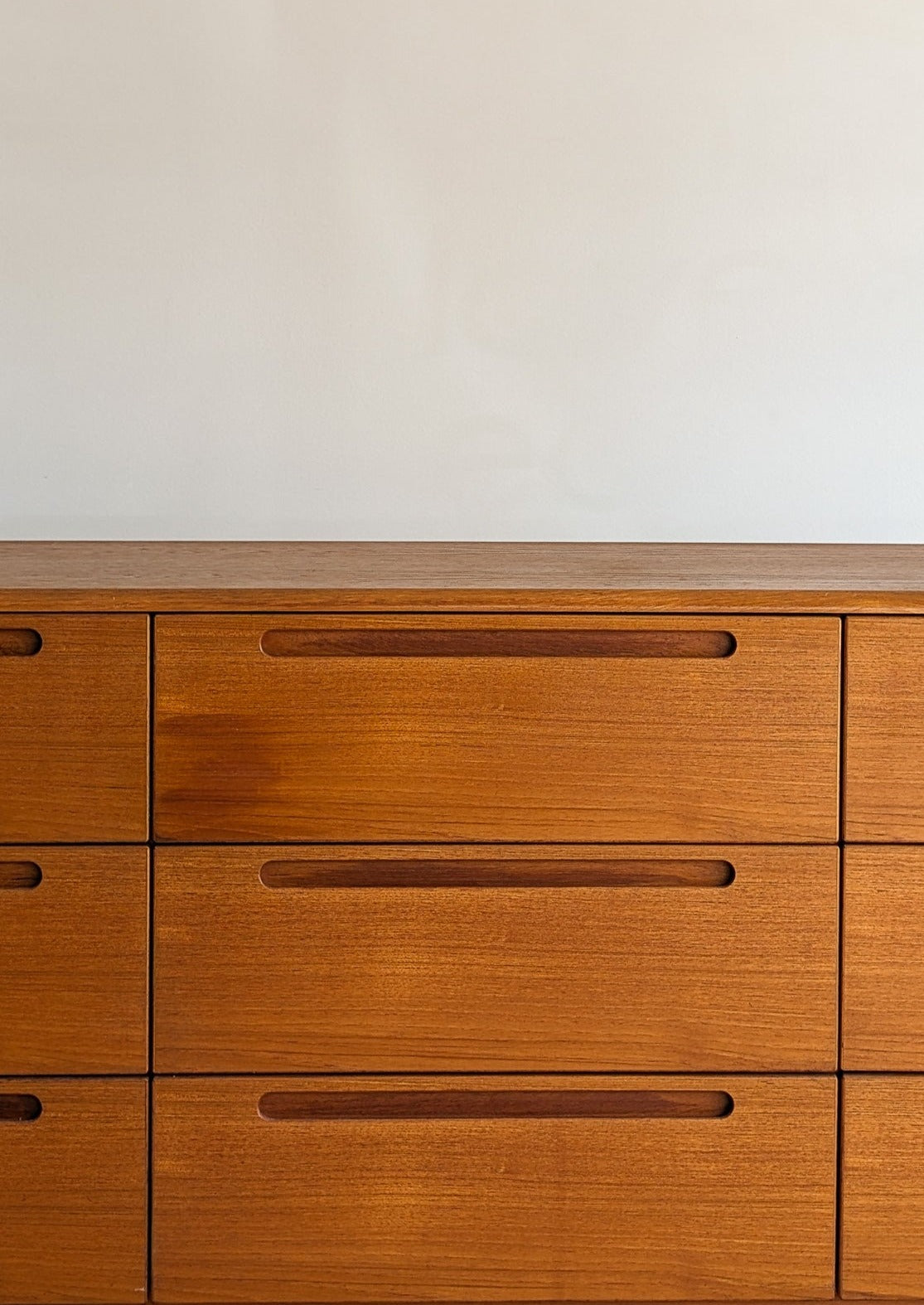 Vintage Jesper Teak Nine-Drawer Dresser