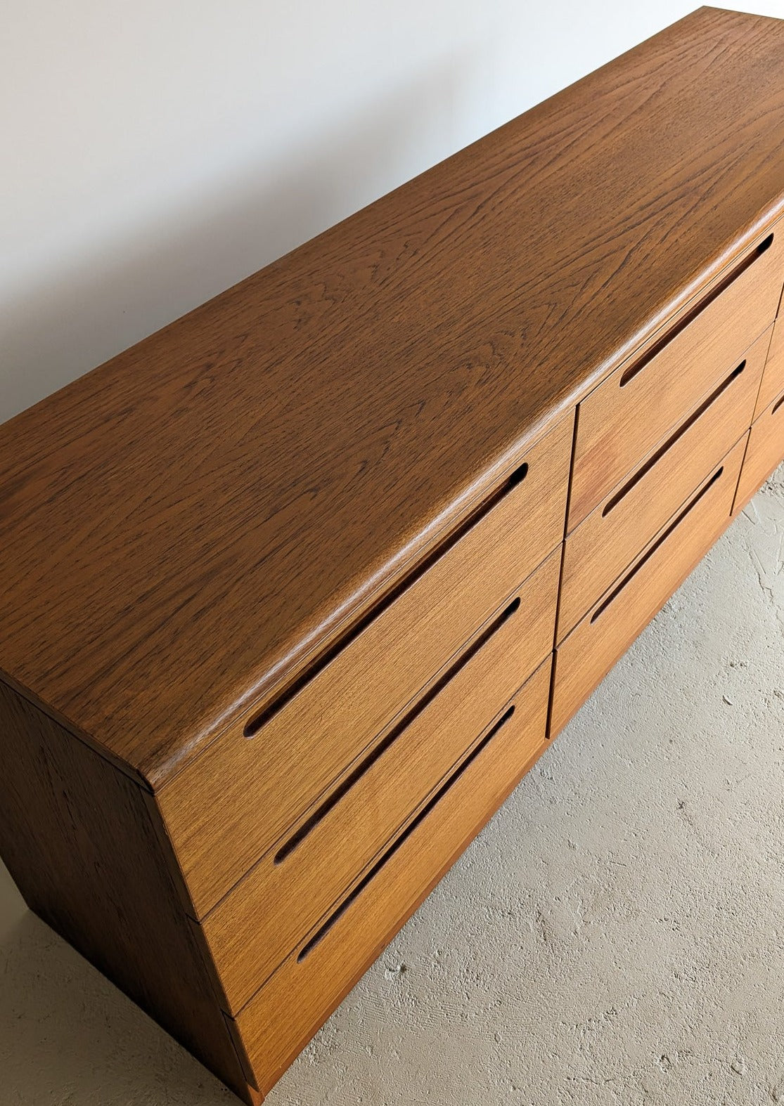 Vintage Jesper Teak Nine-Drawer Dresser