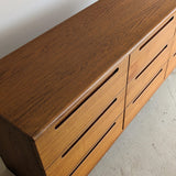 Vintage Jesper Teak Nine-Drawer Dresser