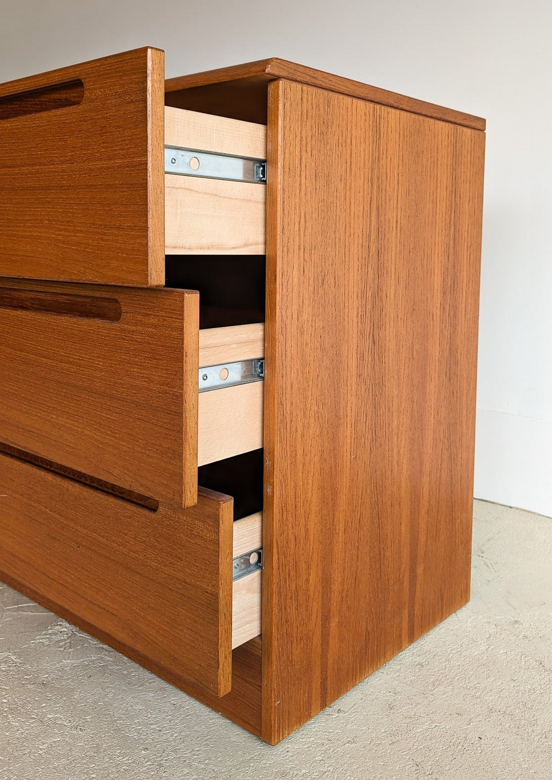 Vintage Jesper Teak Nine-Drawer Dresser