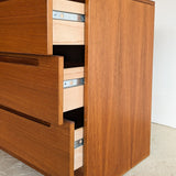 Vintage Jesper Teak Nine-Drawer Dresser