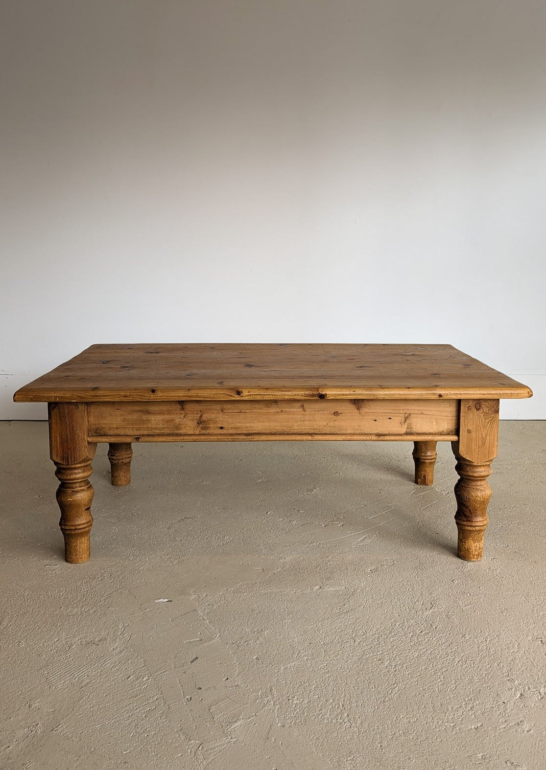 Vintage English Pine Coffee Table