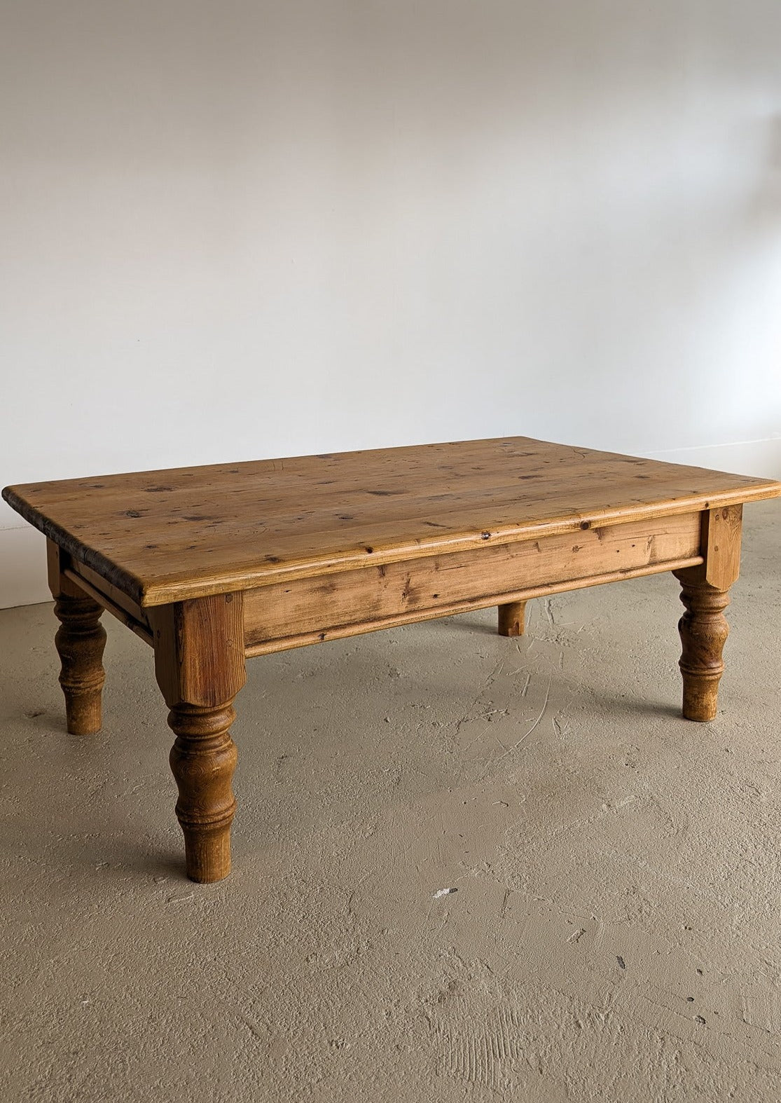 Vintage English Pine Coffee Table