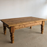 Vintage English Pine Coffee Table