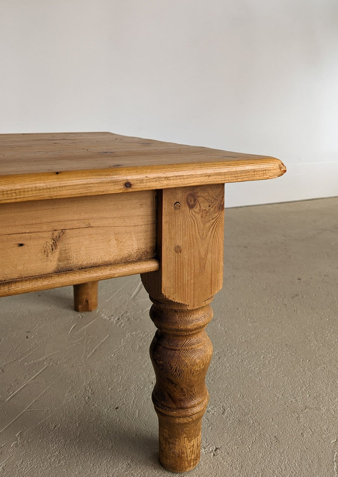 Vintage English Pine Coffee Table