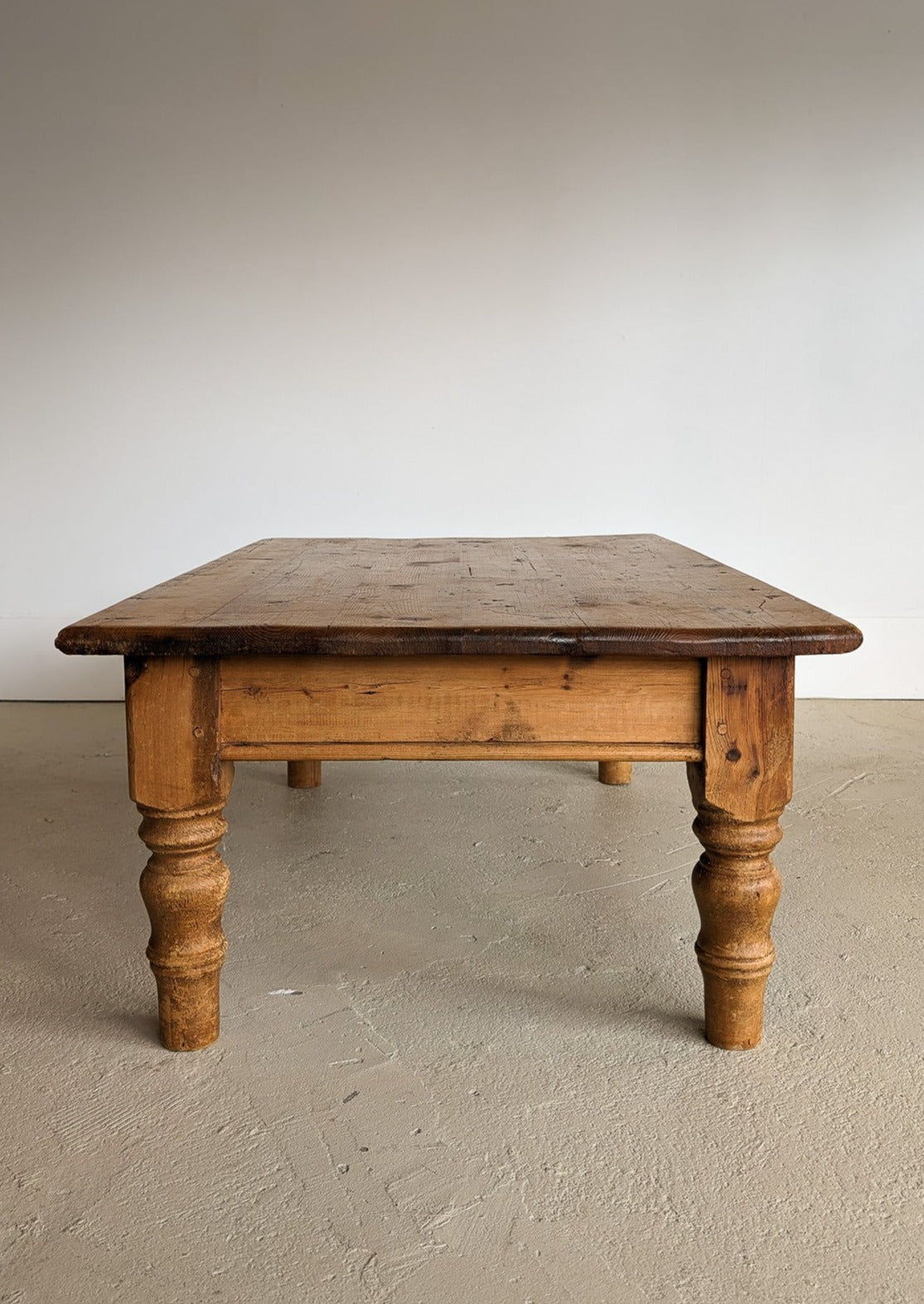 Vintage English Pine Coffee Table