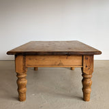 Vintage English Pine Coffee Table