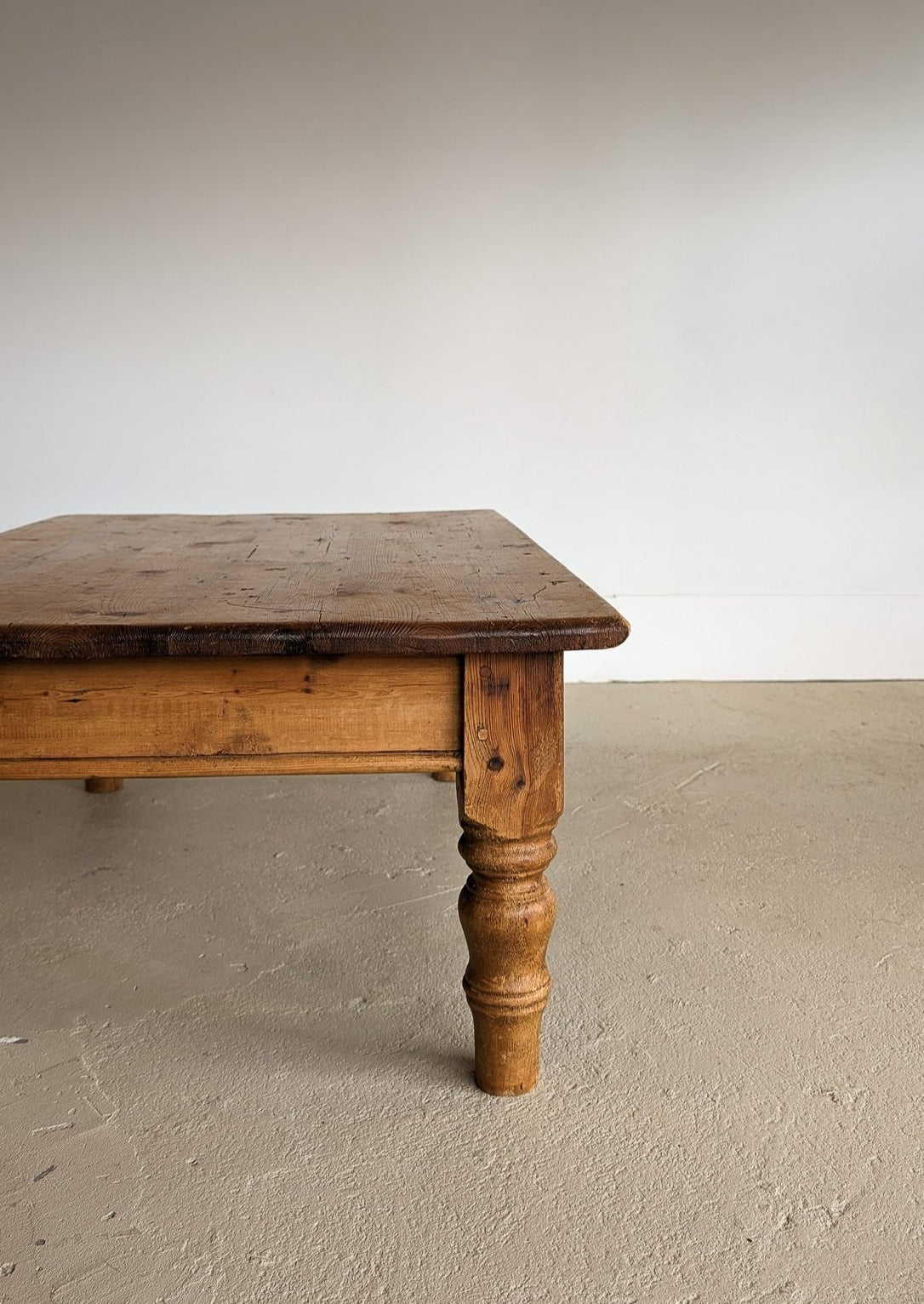 Vintage English Pine Coffee Table