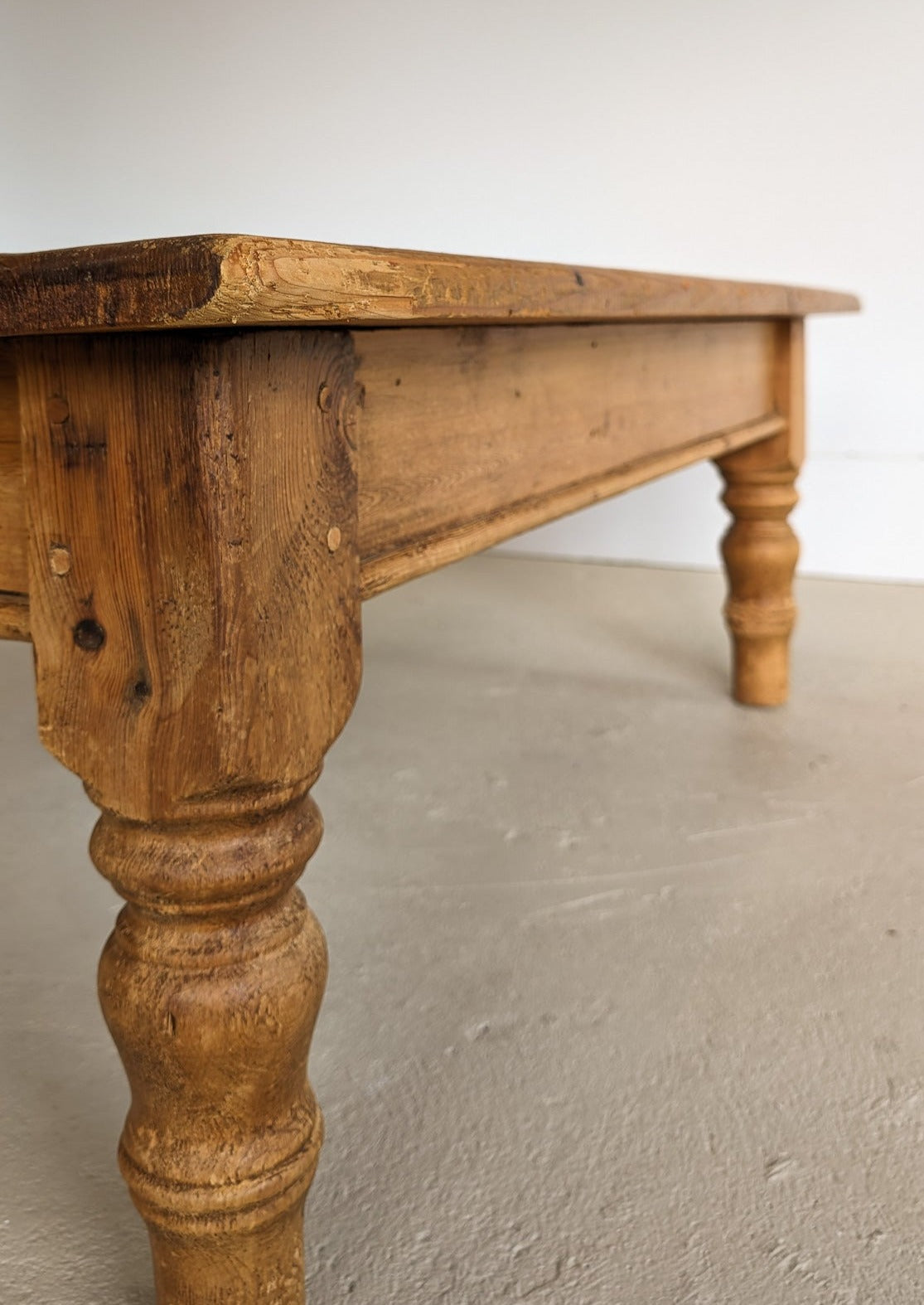 Vintage English Pine Coffee Table