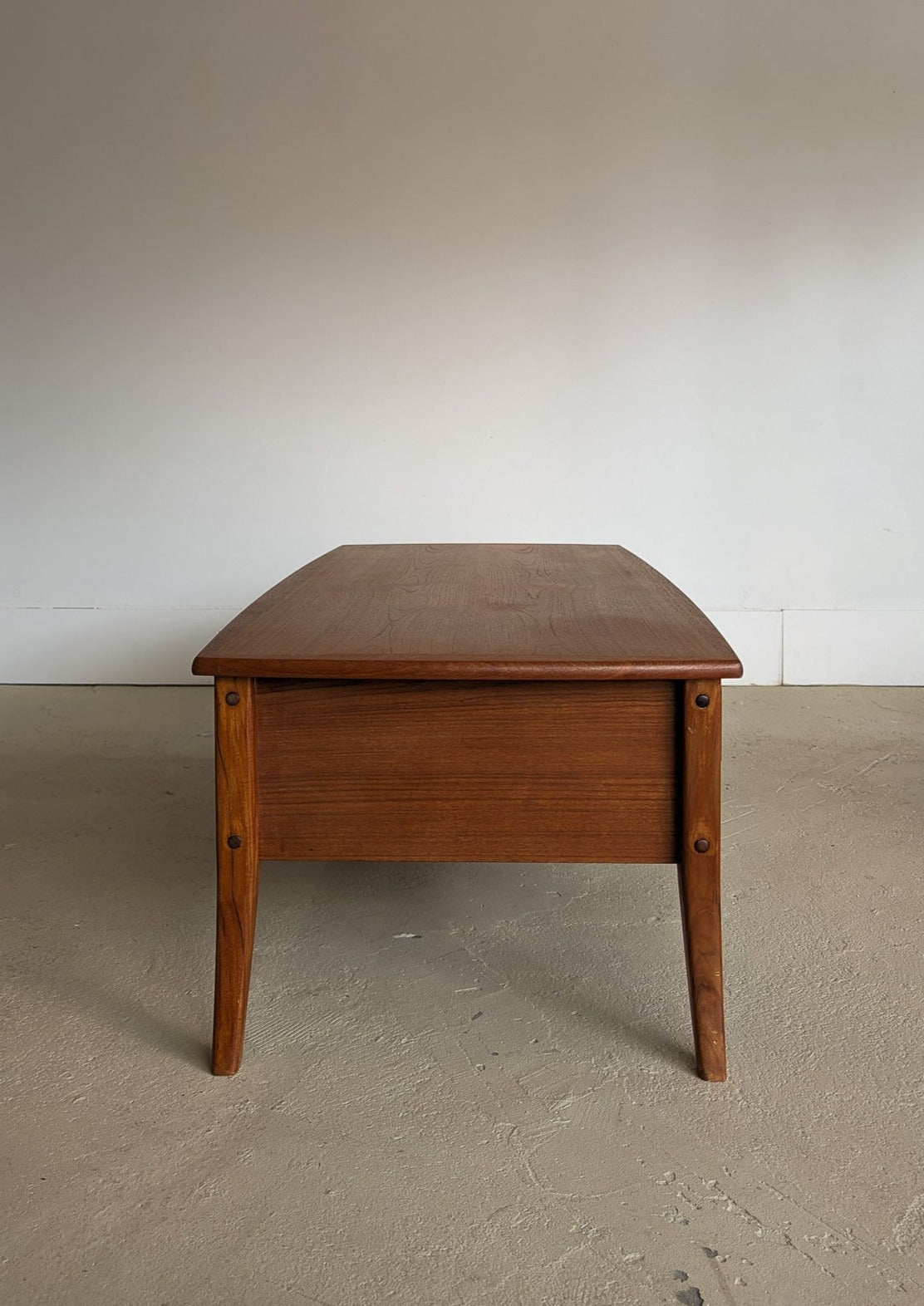 Rare Vintage Teak Vejle Stole Møbelfabrik Coffee Table with Drawers