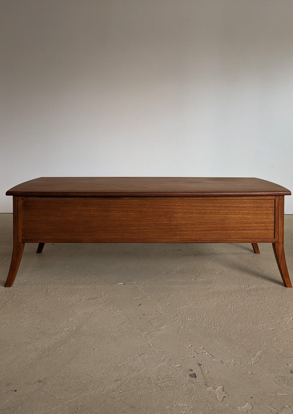 Rare Vintage Teak Vejle Stole Møbelfabrik Coffee Table with Drawers