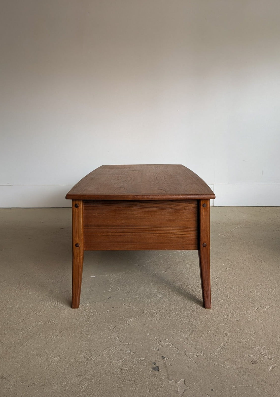 Rare Vintage Teak Vejle Stole Møbelfabrik Coffee Table with Drawers