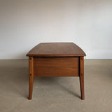 Rare Vintage Teak Vejle Stole Møbelfabrik Coffee Table with Drawers