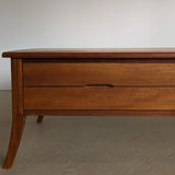 Rare Vintage Teak Vejle Stole Møbelfabrik Coffee Table with Drawers