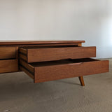 Rare Vintage Teak Vejle Stole Møbelfabrik Coffee Table with Drawers