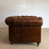 Vintage Leather Chesterfield Club Chair