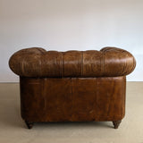 Vintage Leather Chesterfield Club Chair