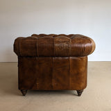 Vintage Leather Chesterfield Club Chair