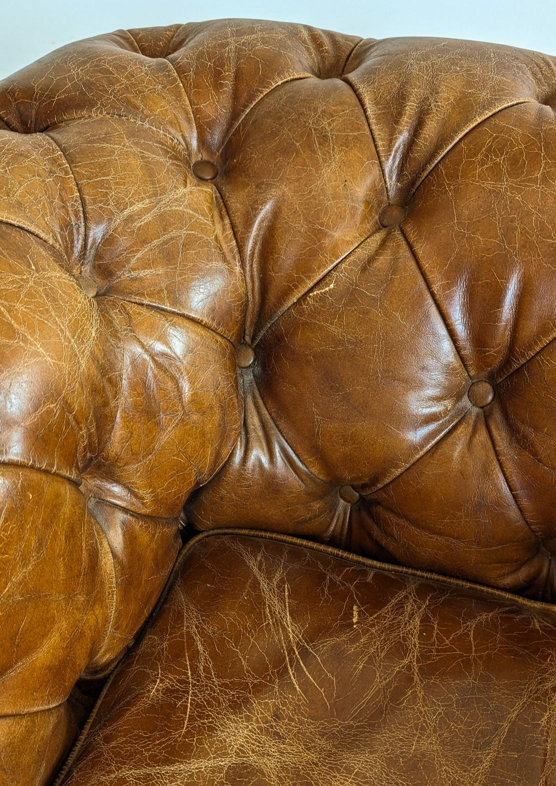 Vintage Leather Chesterfield Club Chair