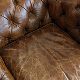 Vintage Leather Chesterfield Club Chair