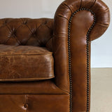 Vintage Leather Chesterfield Club Chair